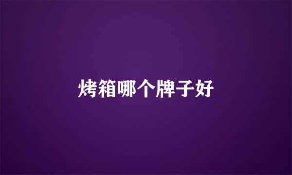 烤箱哪个牌子好