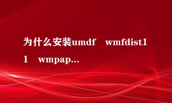 为什么安装umdf wmfdist11 wmpap怀静则角pcompat 的时候显示存储空间不足，无法处理？