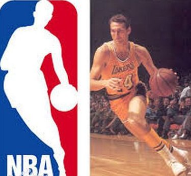 NBA标志图案上的那个人是谁啊？