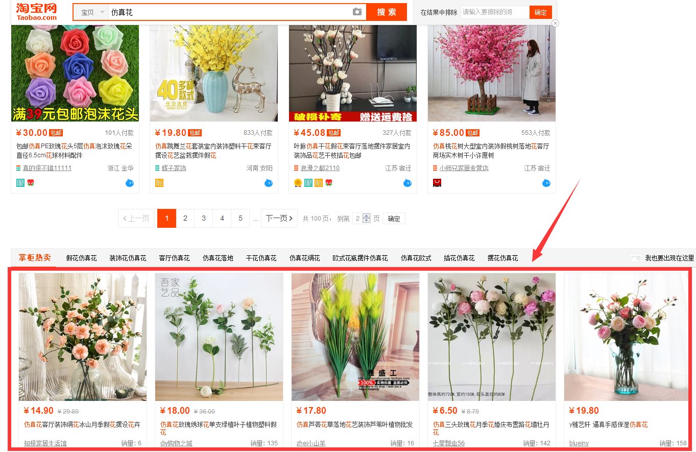 淘宝直通车的具体展示位置有哪些？