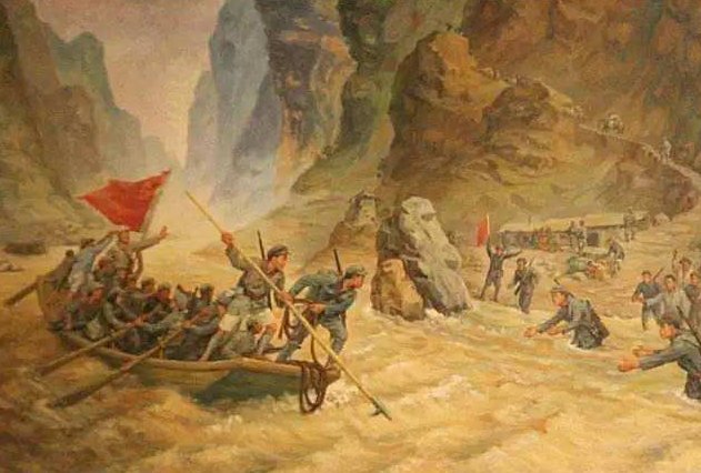 红军长征巧渡金沙江的故事情节20-30字。