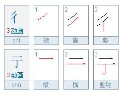 行字分开念什么