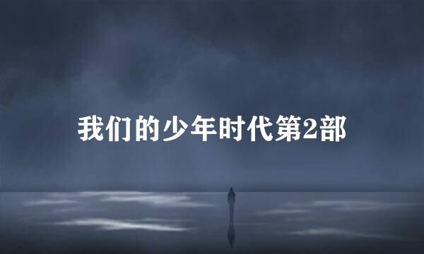 我们的少年时代第2部