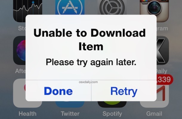 unable to download app解决方法