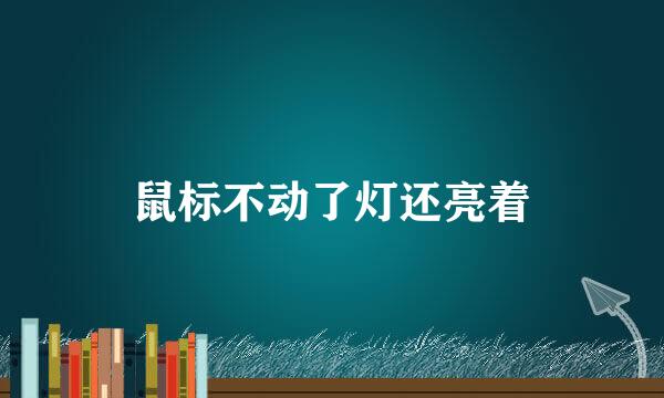 鼠标不动了灯还亮着