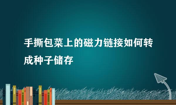 手撕包菜上的磁力链接如何转成种子储存