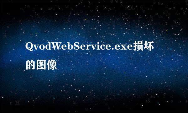 QvodWebService.exe损坏的图像