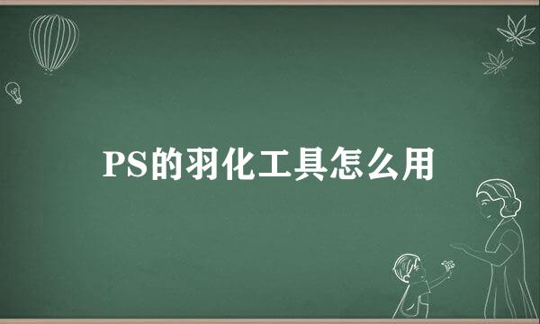 PS的羽化工具怎么用