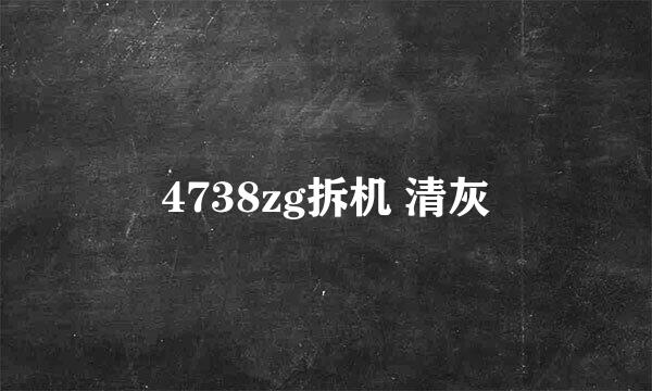 4738zg拆机 清灰