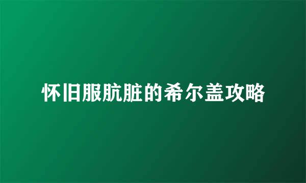 怀旧服肮脏的希尔盖攻略
