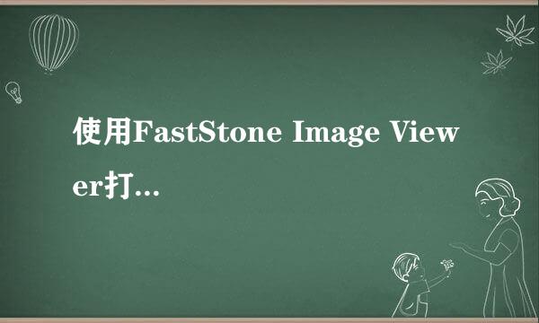 使用FastStone Image Viewer打开电脑图片
