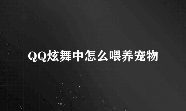 QQ炫舞中怎么喂养宠物