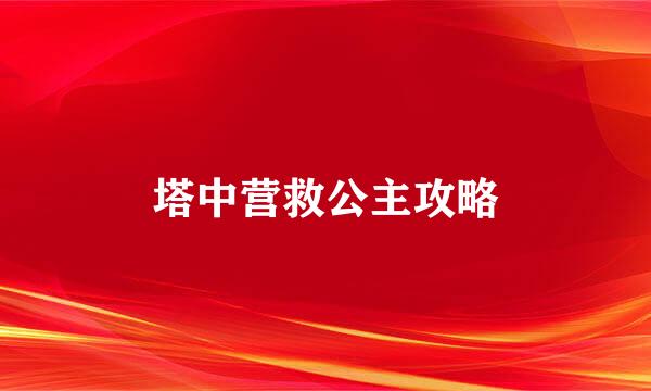 塔中营救公主攻略