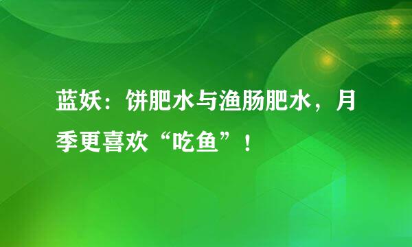 蓝妖：饼肥水与渔肠肥水，月季更喜欢“吃鱼”！