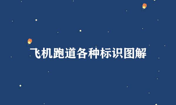 飞机跑道各种标识图解