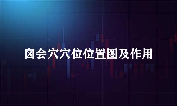囟会穴穴位位置图及作用
