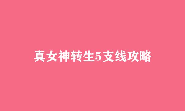 真女神转生5支线攻略