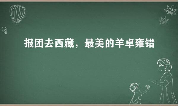 报团去西藏，最美的羊卓雍错