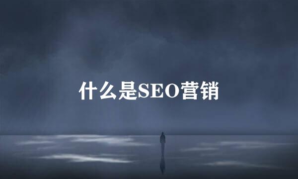 什么是SEO营销