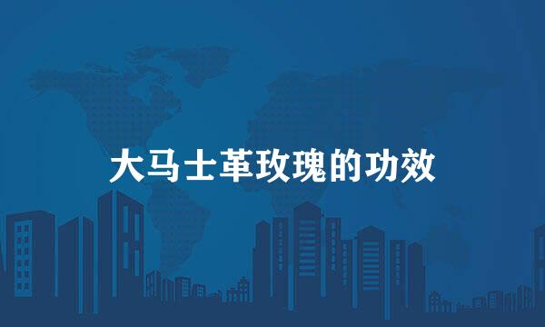 大马士革玫瑰的功效
