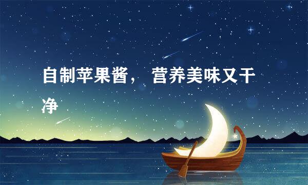 自制苹果酱， 营养美味又干净