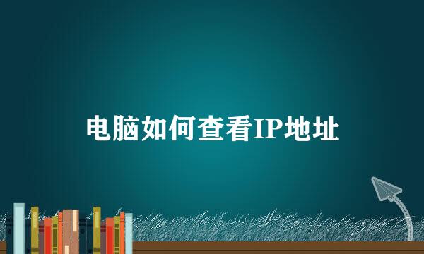 电脑如何查看IP地址