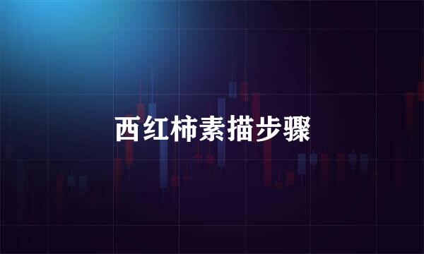 西红柿素描步骤