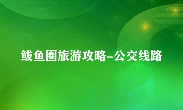 鲅鱼圈旅游攻略-公交线路