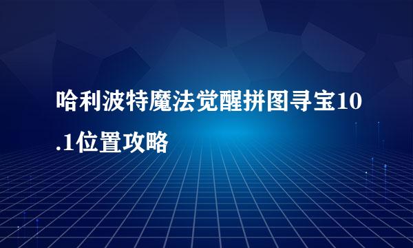哈利波特魔法觉醒拼图寻宝10.1位置攻略