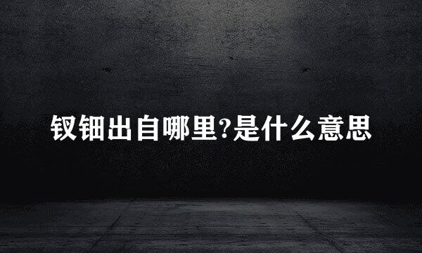 钗钿出自哪里?是什么意思