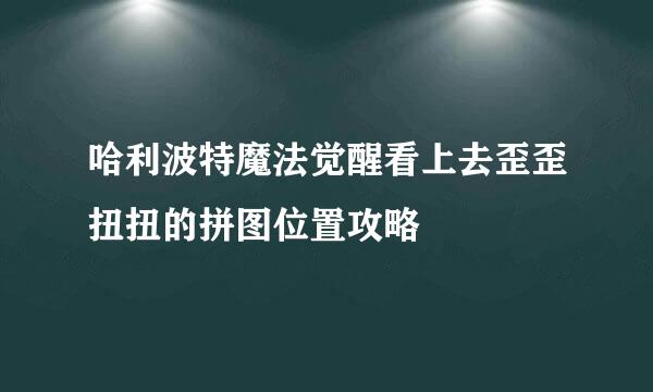 哈利波特魔法觉醒看上去歪歪扭扭的拼图位置攻略