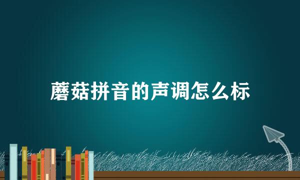 蘑菇拼音的声调怎么标