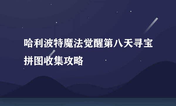 哈利波特魔法觉醒第八天寻宝拼图收集攻略