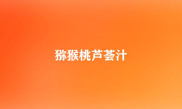 猕猴桃芦荟汁