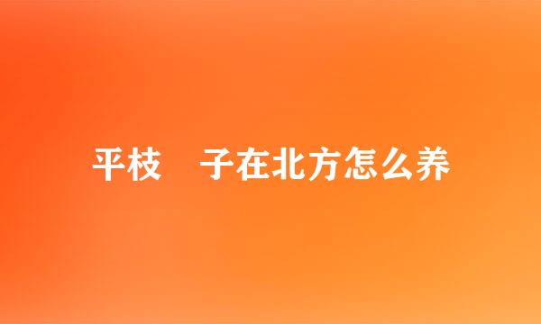 平枝栒子在北方怎么养